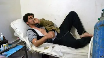 Zeci de persoane sufocate în urma unor lovituri aeriene cu gaz de clor, în Siria
