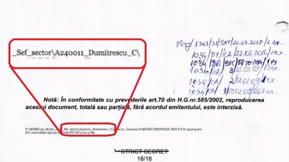 Daniel Dragomir: Numele ofiţerului care a redactat protocolul, pe lista dată Comisiei SRI