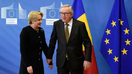 Premierul Viorica Dăncilă se întâlneşte cu Jean Claude Juncker la Bruxelles