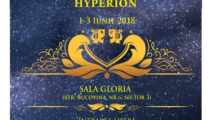 Festivalul Internaţional de Teatru Studenţesc Hyperion, între 1 şi 3 iunie 2018