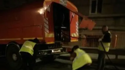 Accident GRAV în Sibiu. Un şofer beat, la un pas să omoare un muncitor care repara canalizarea