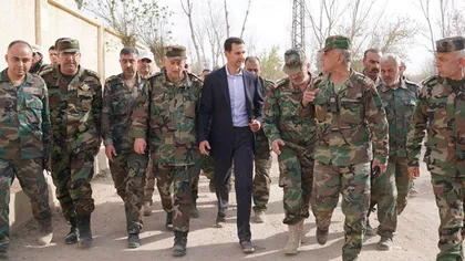 Primele imagini cu Bashar Al-Assad, după ce Statele Unite şi alinaţii săi au bombardat Siria