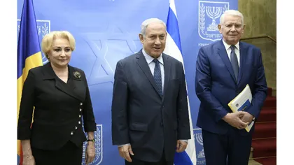 Viorica Dăncilă s-a întâlnit cu Benjamin Netanyahu. Premierul israelian a salutat ideea mutării ambasadei la Ierusalim