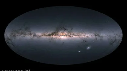 O hartă animată în 3D a Căii Lactee, realizată cu ajutorul satelitului Gaia