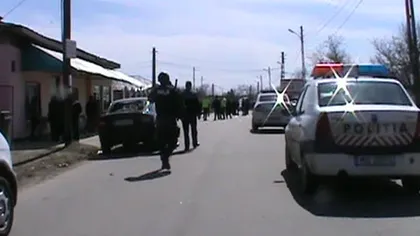 Scandal cu focuri de armă la Clejani. Poliţiştii au intervenit de urgenţă VIDEO