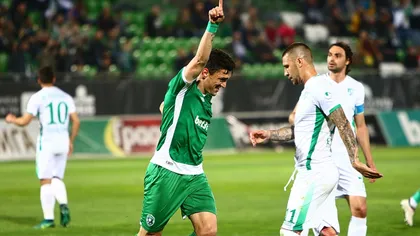 Claudiu Keşeru, vedetă în Bulgaria. Trei goluri şi o pasă decisivă pentru Ludogoreţ, în ultimul meci VIDEO