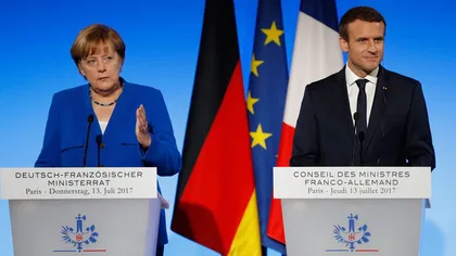 Emmanuel Macron o critică pe Angela Merkel: Îi zădărniceşte cele mai importante proiecte de refondare a UE