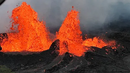 Vulcanul Kilauea din Hawaii a erupt din nou. Locuitorii insulei, în pericol din cauza gazelor toxice