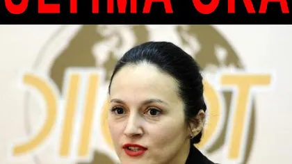 Alina Bica a obţinut suspendarea pedepsei la Înalta Curte de Casaţie şi Justiţie