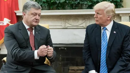 Petro Poroşenko ar fi plătit 400.000 de dolari pentru o întâlnire cu Donald Trump