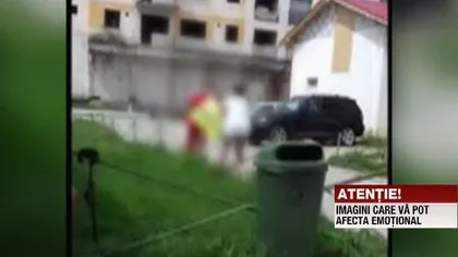 Scene revoltătoare într-un oraş din Caraş-Severin. O bătrână a fost bătută şi jefuită în plină stradă VIDEO