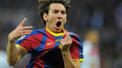 Lionel Messi a câştigat Gheata de Aur pentru a cincea oară VIDEO