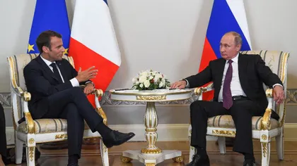 Macron vrea INIŢIATIVE COMUNE cu Putin în dosarele iranian, sirian şi ucrainean