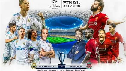 Real Madrid - Liverpool, finala Champions League, în direct la Telekom Sport şi Pro TV
