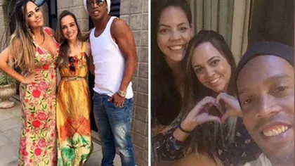Ronaldinho se căsătoreşte cu AMBELE IUBITE. Cei trei locuiesc deja împreună FOTO