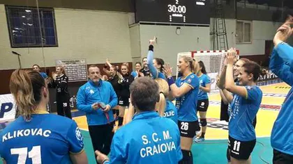 SCM CRAIOVA a pierdut manşa tur a FINALEI CUPEI EHF contra lui Kristiansand. SE DECIDE în BĂNIE