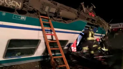 Accident feroviar în nordul Italiei: Un român a murit, alte 23 persoane sunt rănite UPDATE