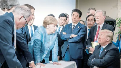 Donald Trump: Fotografia virală de la summitul G7 nu reflectă realitatea