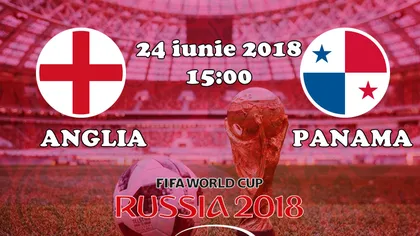 ANGLIA PANAMA 6-1: Englezii fac spectacol şi trec lejer de grupele CM 2018