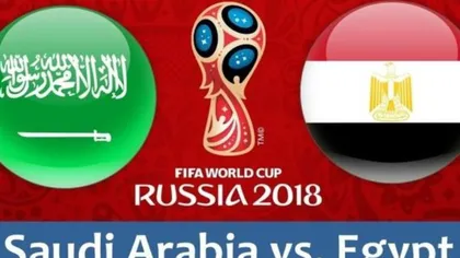 ARABIA SAUDITĂ - EGIPT 2-1. Salah cu golul, saudiţii cu victoria
