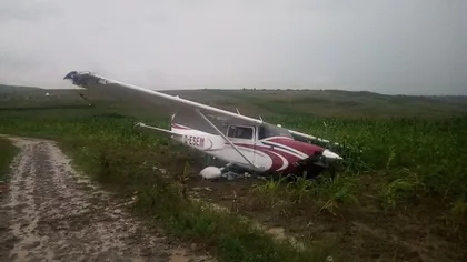 Accident aviatic: aterizare forţată într-un lan de porumb, în judeţul Iaşi