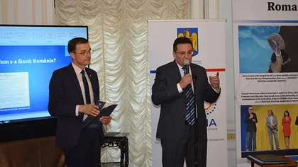 Preşedintele Academiei Române, Ioan-Aurel Pop şi ambasadorul George Maior au conferenţiat despre Marea Unire