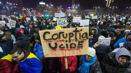 Reacţia protestatarilor din Piaţa Victoriei la decizia de condamnare a lui Liviu Dragnea