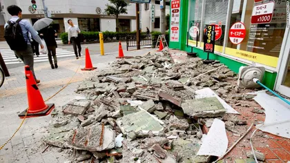 Bilanţul victimelor cutremurul din regiunea Osaka: Cinci morţi şi 370 de răniţi GALERIE FOTO