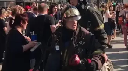 Incendiu la mall, clienţii au fost evacuaţi de urgenţă