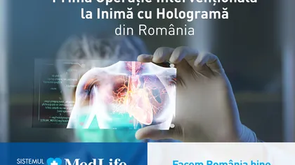 Prima operaţie intervenţională la inimă cu hologramă din România