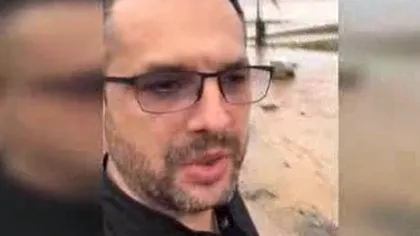 Mădălin Ionescu, surprins de viitură  în Grecia. Vedeta TV a postat pe Facebook nenorocirea VIDEO
