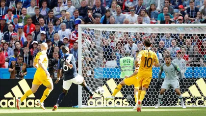 CM 2018. FIFA i-a retras golul lui Pogba, din meciul Franţa-Australia 2-1