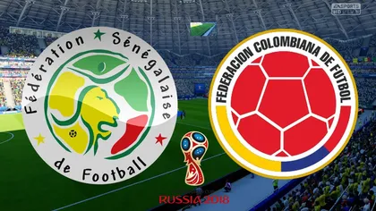 SENEGAL - COLUMBIA 0-1 în Grupa H de la CM 2018. Africanii, eliminare DRAMATICĂ