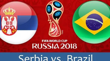 SERBIA - BRAZILIA LIVE VIDEO ONLINE STREAMING TVR: 0-2. Sud-americanii, victorie fără să apese acceleraţia
