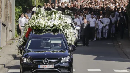Studentul ucis în atacul de la Liege, comemorat de sute de persoane