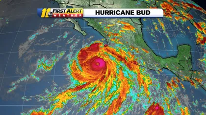 Uraganul Bud creşte în intensitate. A ajuns la categoria 3