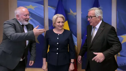 Dăncilă spune că a discutat cu Juncker despre remanieri: Mi-a spus că această situaţie nu poate să continue