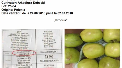 O nouă alertă alimentară în România! Mere verzi cu exces de pesticide, retrase de un supermarket