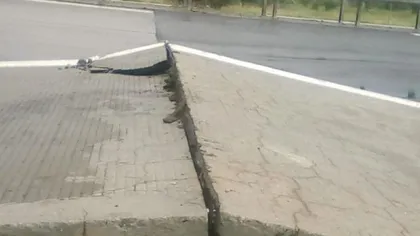 Restricţie de viteză pe Autostrada A2, la km 20, pe sectorul Bucureşti - Fundulea, unde au sărit dalele de beton