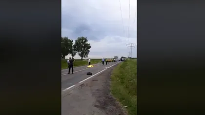 Poliţist de la Rutieră, aflat pe motocicletă, spulberat de un şofer care circula pe contrasens. Agentul a murit