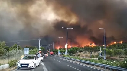 AVERTISMENT MAE: În perioada următoare există risc de incendiu în mai multe zone din Grecia