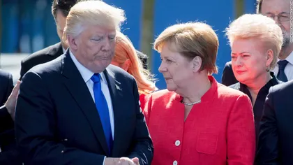Întâlnire Merkel-Trump, înainte de reuniunea NATO. Cancelarul german: Germania poate lua 