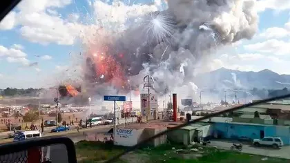 Cel puţin 24 de morţi şi 49 de răniţi în urma unor explozii la depozite de artificii în Mexic
