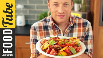 Salata de rosii a lui Jamie Oliver! Reţeta delicioasă ce-ţi va înnebuni papilele