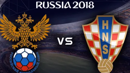 RUSIA - CROATIA 2-2, 3-4 la loviturile de departajare. Croaţia continuă aventura la Campionatul Mondial de Fotbal 2018