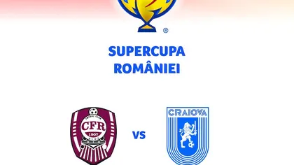 CFR CLUJ - CSU CRAIOVA, Supercupa României 2018, se va disputa cu CASA ÎNCHISĂ