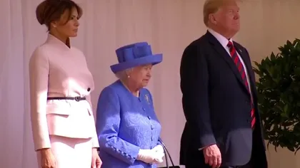 Donald Trump, primit la Castelul Windsor de Regina Elisabeta VIDEO