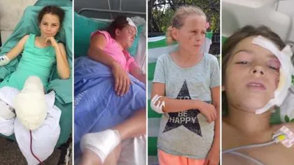Detalii noi despre cele patru surori spulberate de o maşină pe trotuar. Fetiţa de 13 ani şi-a pierdut un picior