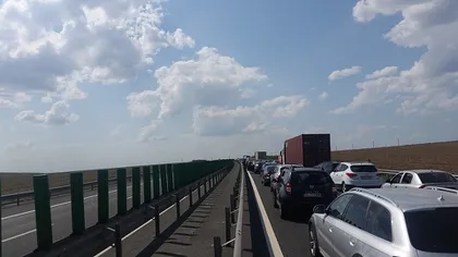 Accident pe Autostrada Soarelui, trei maşini s-au ciocnit