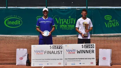 Claudio Fortuna a câştigat a V-a ediţie a Vitality Open Tour. Perechea Vasile Antonescu şi Alexandru Jecan, câştigătoare la dublu